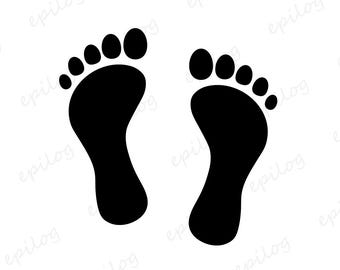 Footprint SVG | Human Footprint SVG | Feet Left and Right