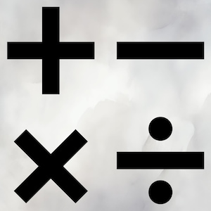 Math Symbols SVG | Math Symbol Bundle | Black