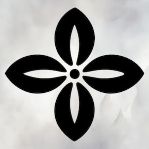 Geometric Floral SVG PNG: Minimalist Flower Design - Cricut, Silhouette, Laser Cut File
