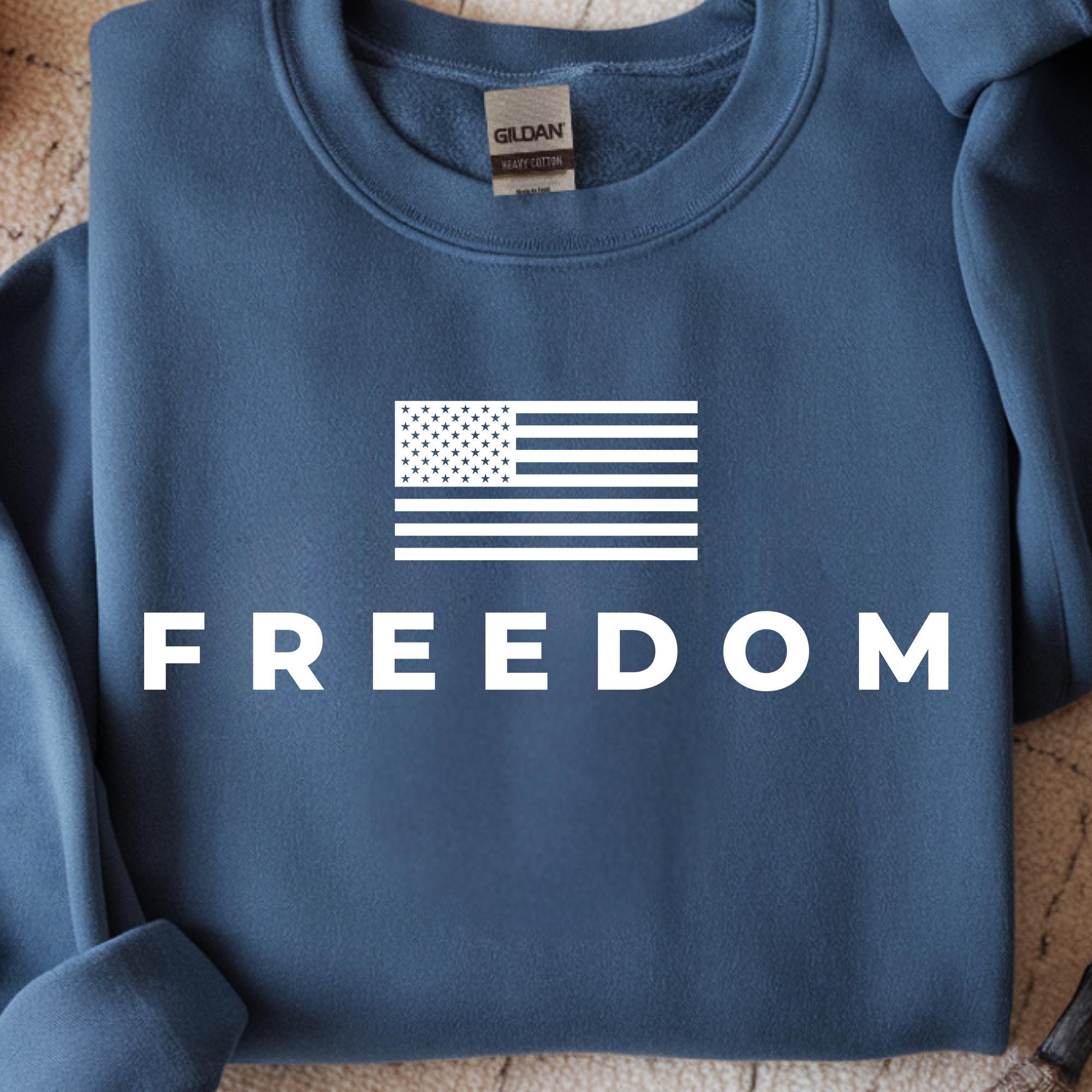 Freedom Script Font Svg Freedom SVG PNG - White With US Flag | Freedom T-shirt Design ...