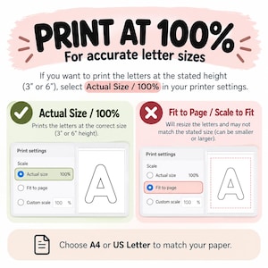 Tygbokstävermallar A-Ö, 2-7 tums utskrivbar PDF, alfabetsmallar för sömnad och applikation bild 3