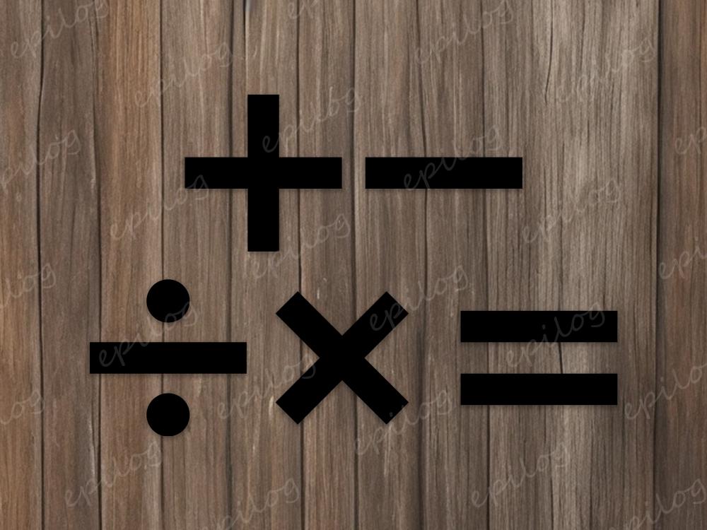 Math Symbols SVG Math Symbol Vector - Etsy