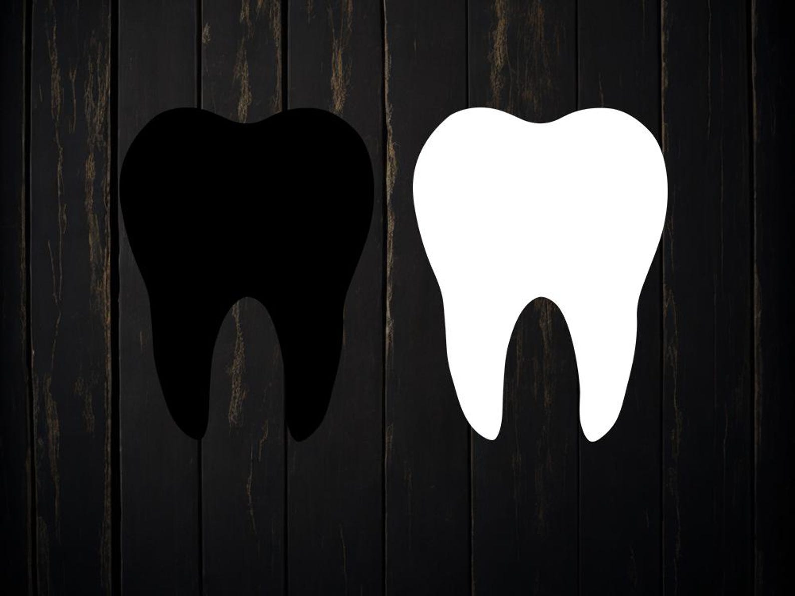 Tooth Vector Svg Tooth Vector SVG | Black | White | Cricut - Etsy