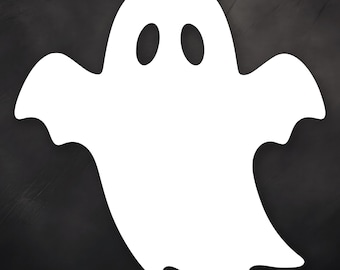 Ghost SVG PNG #1 | Simple Halloween Clipart | for Cricut & Silhouette