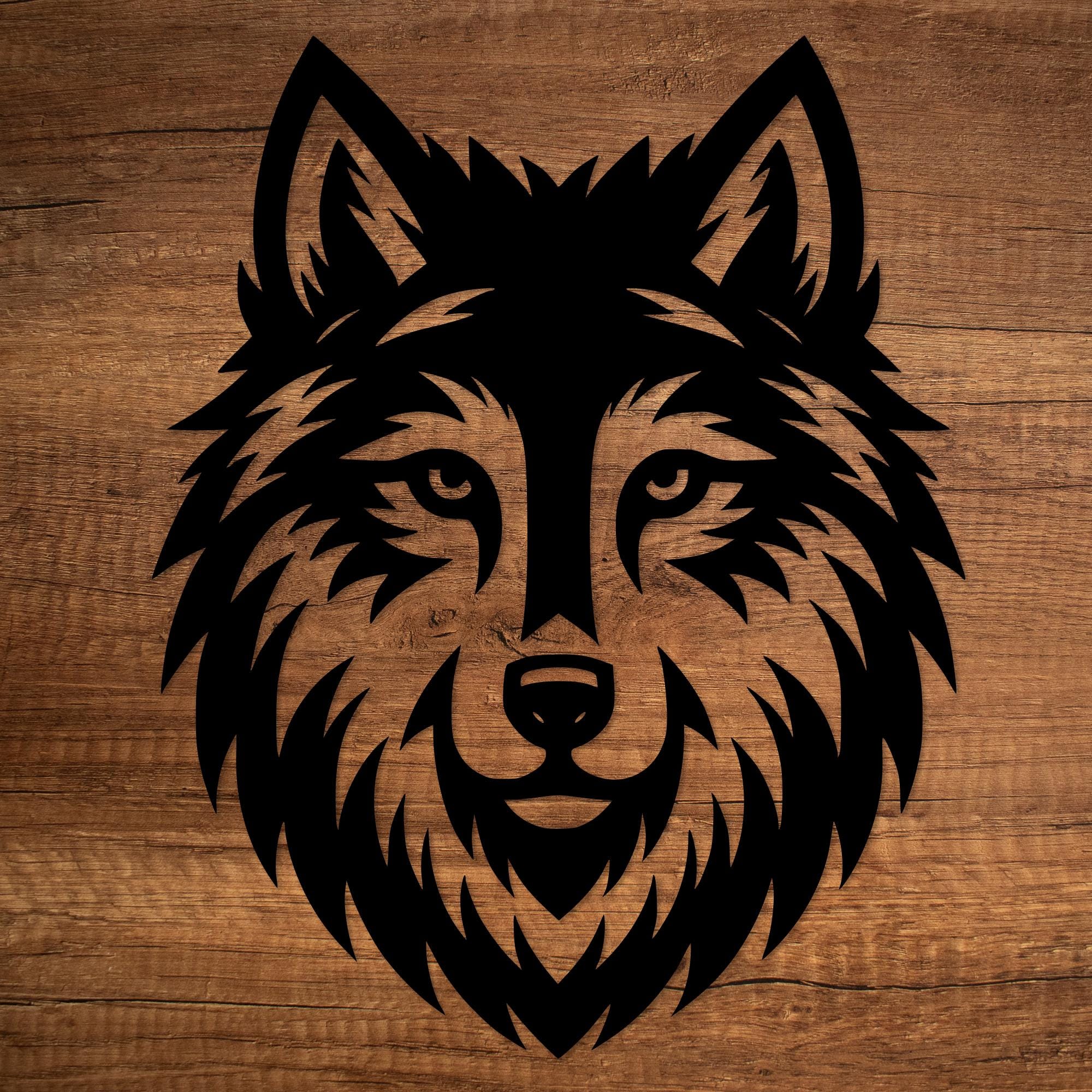 WOLF'S HEAD 写真集 Wolf head with ebony eyes print by Mikhail Semenov | Posterlounge