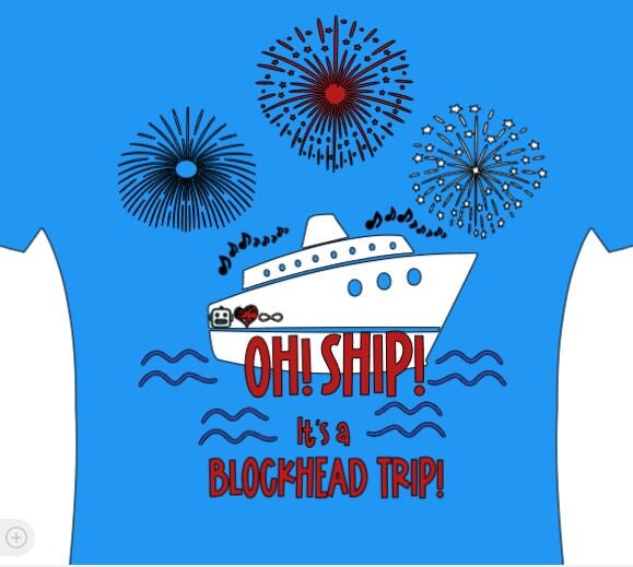 Glitter Blockhead NKOTB Cruise Tshirt Etsy