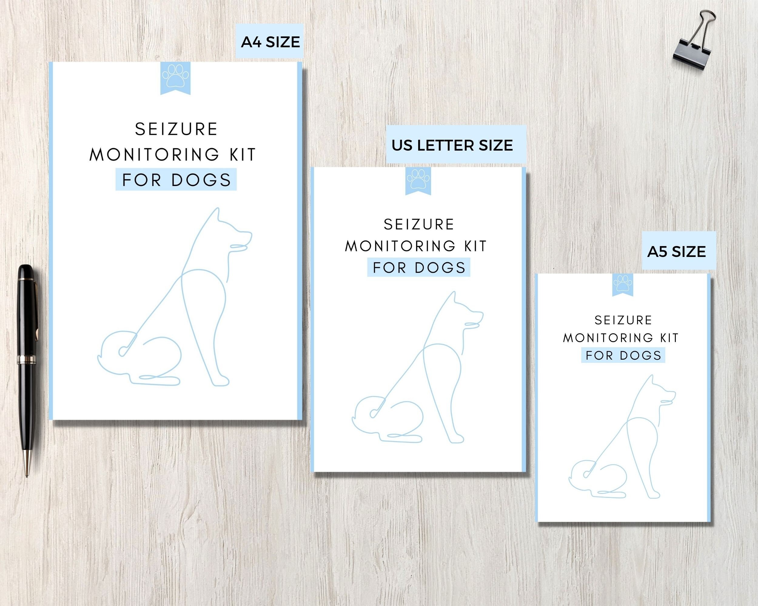 Seizure Tracker for Dogs Seizure Log for Puppy With Epilepsy