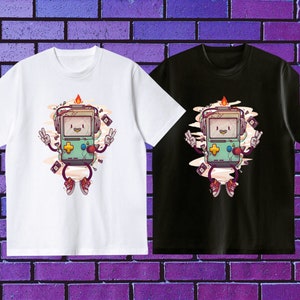 Bmo Music Lover Tee - Cartoon Network Tshirt - Adventure Time Tees - Gift For Him - Gift For Her - Unisex Tee - Gift For Kids