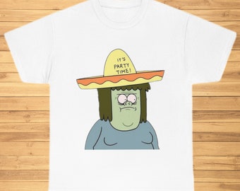 Muscle Man Tshirt - Regelmatige Show Tees - Filmtekenfilms