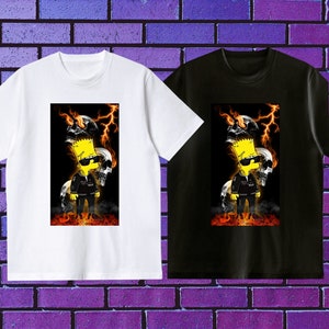 Rocker Bart Simpson Tee - The Simpsons Family Tee - Funny Tshirt - Gift For Him - Gift For Her - Gift For Kids - Unisex Funny Tee