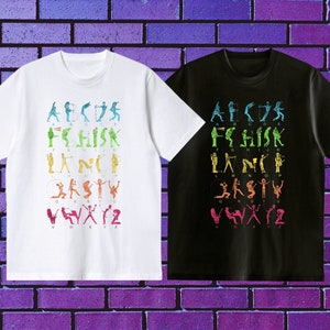 Rock and Roll Alphabet Tees - Rock Music T shirt - 70s T Shirt