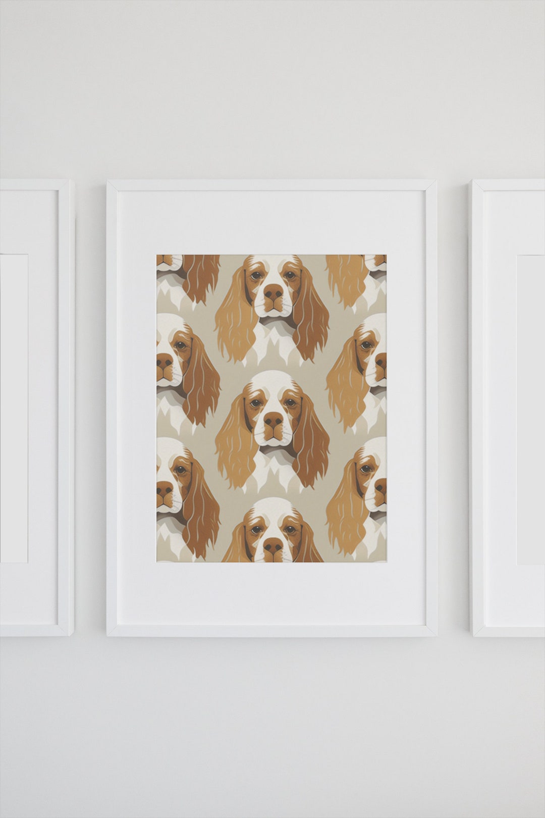 Nursery Puppy Art | Cocker Spaniel Wall Poster for Nursery - Etsy