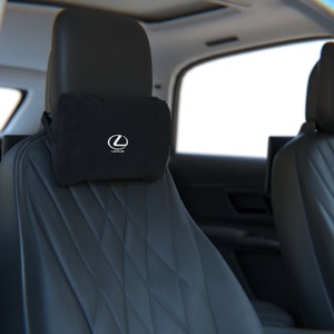 Lexus pillow for head and neck for car interior decor vehicle headrest accessories black