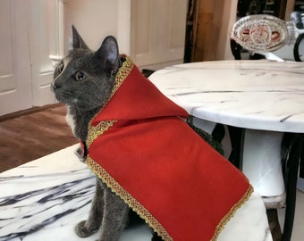 Cape avec capuche pour chat et petit chien - Style Oriental - Selham - Facile à Enfiler, pour les occasions de l’Eid