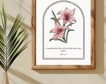 ユリページ ユリについて考える プリント（デジタルダウンロード） V581 - Etsy 日本