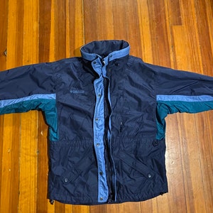Vintage 90’s Columbia Jacket Blue 3in1 Wmns Small Long’s Peak