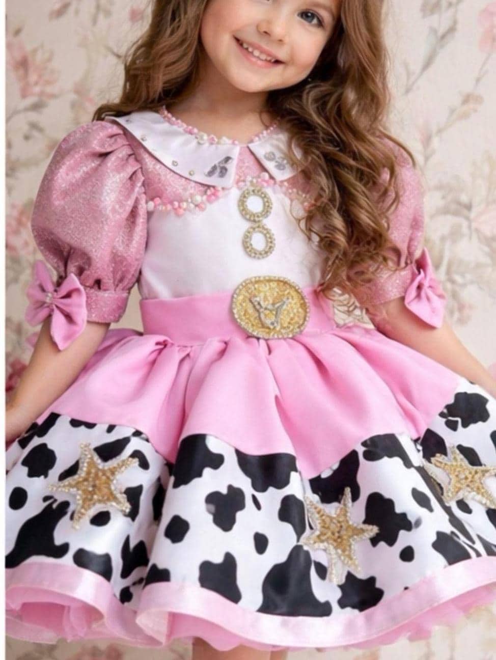 open lace back dress Amazon.com: ZZIHAN Disco Princess Cowgirl Outfit Age 10-11 – Glam Pink Dress  with Star Bodice, Glitter Skirt, Hat, Fringe Bandana & Retro Disco Shades –  Great for Halloween, Themed Parties or Pretend main image 1