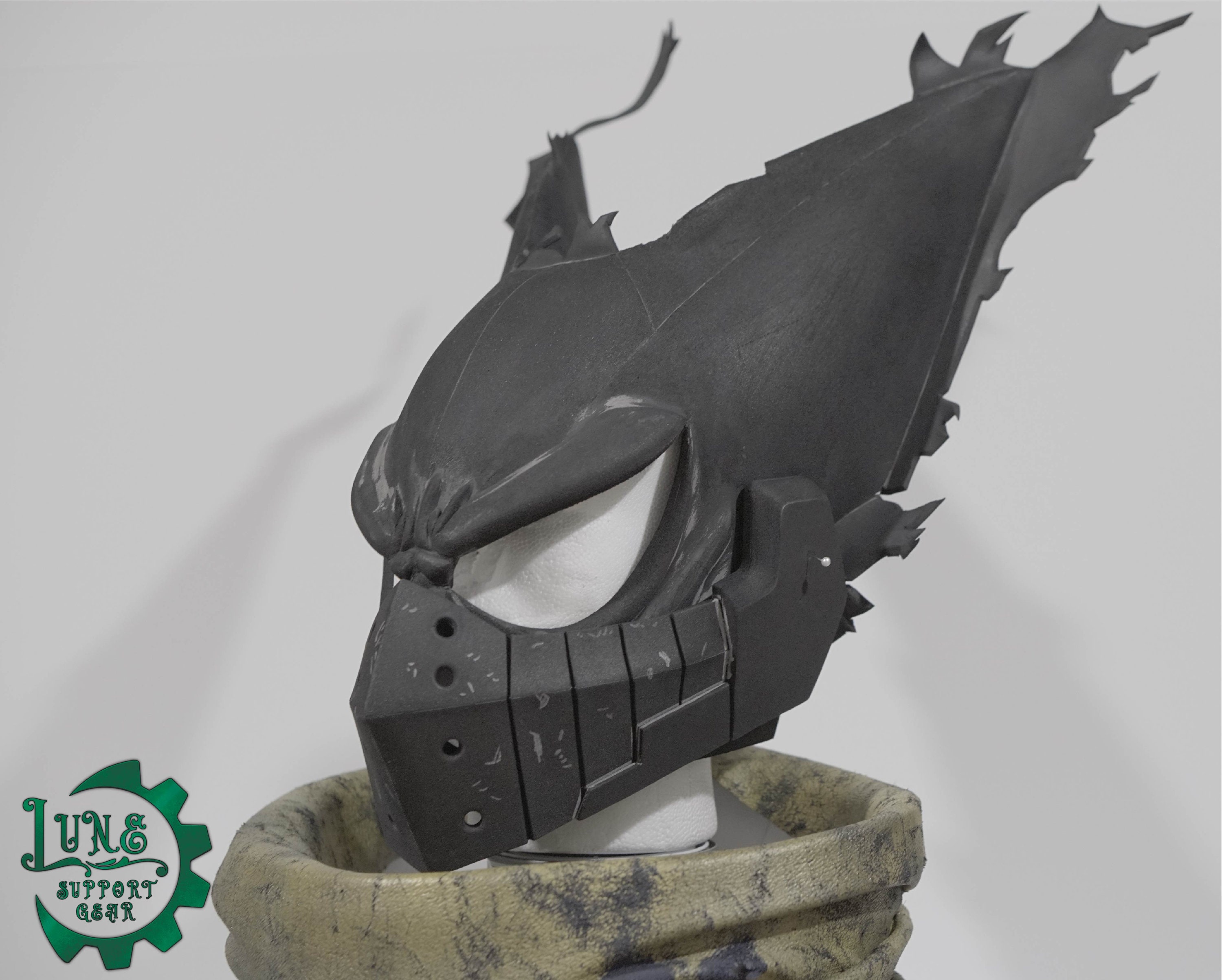 STL file Dark Deku Mask - My Hero Academia Cosplay 💬・3D printing