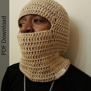 Gemütliche gestrickte Balaclava Balaclava