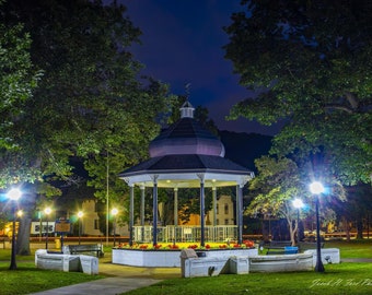 John Moreschi Gazebo on Summer Night