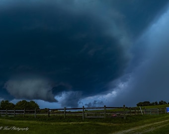 Mesocyclone Cloud over Bucchianeri Tree Farm