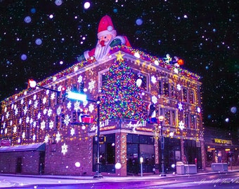 Angelo’s II Restaurant on Snowy December Morning