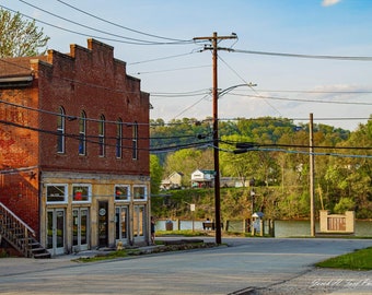 Coal Center - Lager Heads Restaurant During Golden Hour on Sunny April Evening