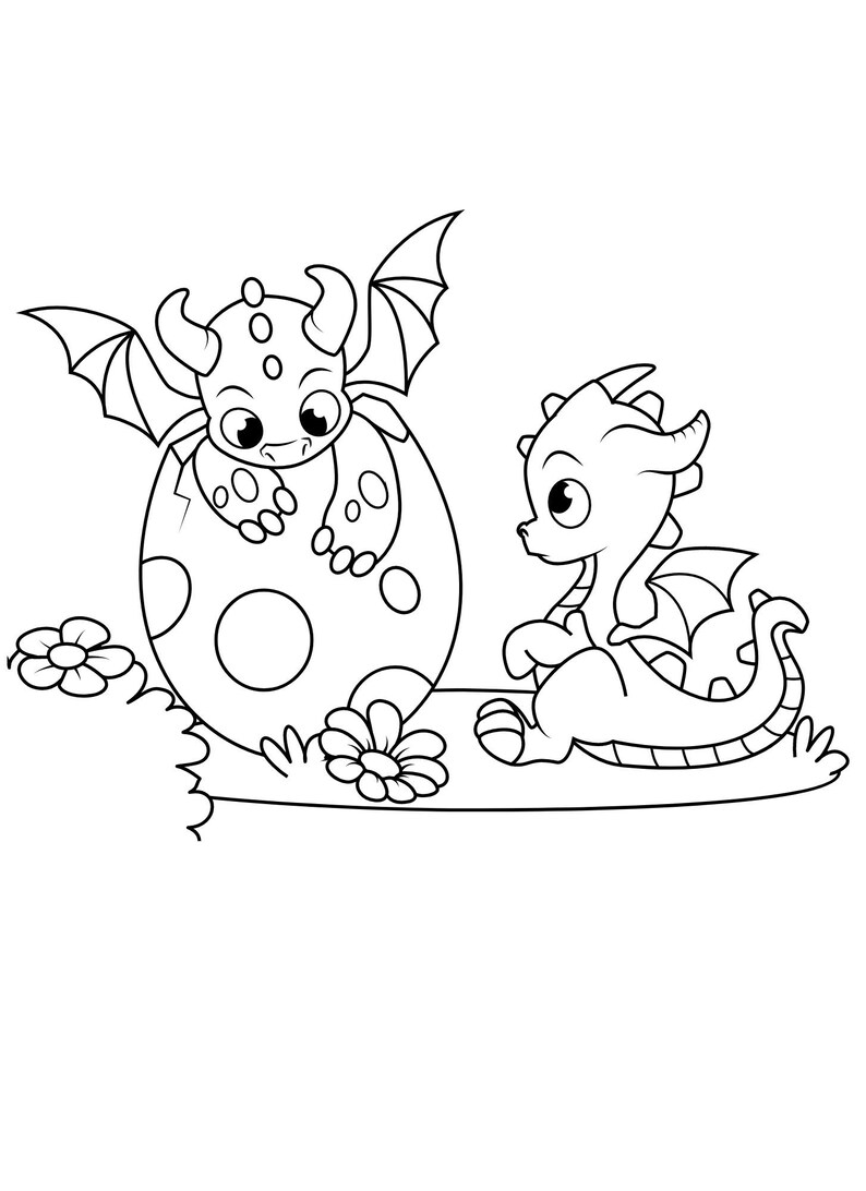 Buy Unleash Your Creativity With Our Beautiful Dragon Coloring Pages