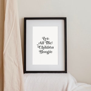 Wall Art Bowie Digital Print Ziggy Stardust Printable Art Music Lyrics Poster Bowie Instant Download