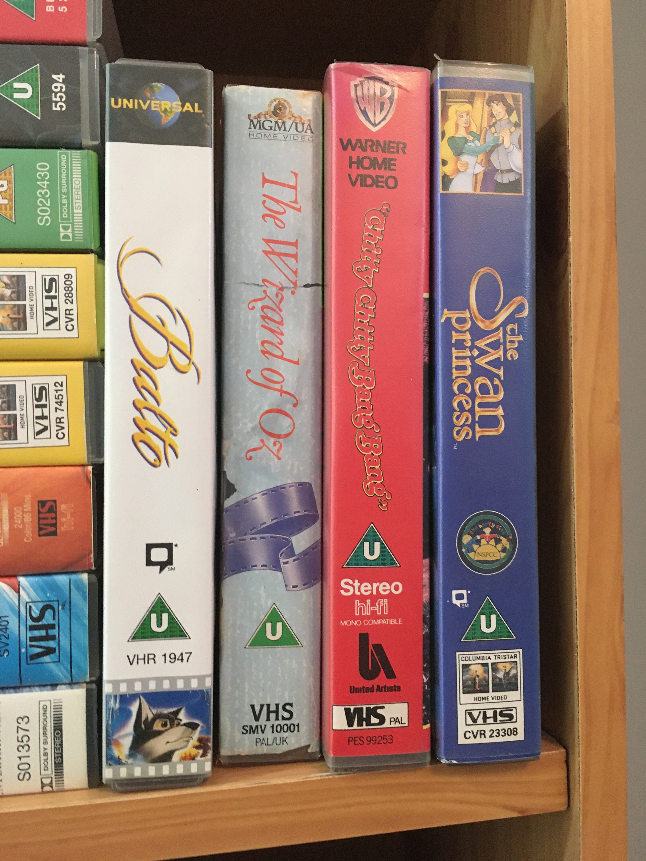 Childhood VHS Movies Complete Collection Classic Vintage Collectable