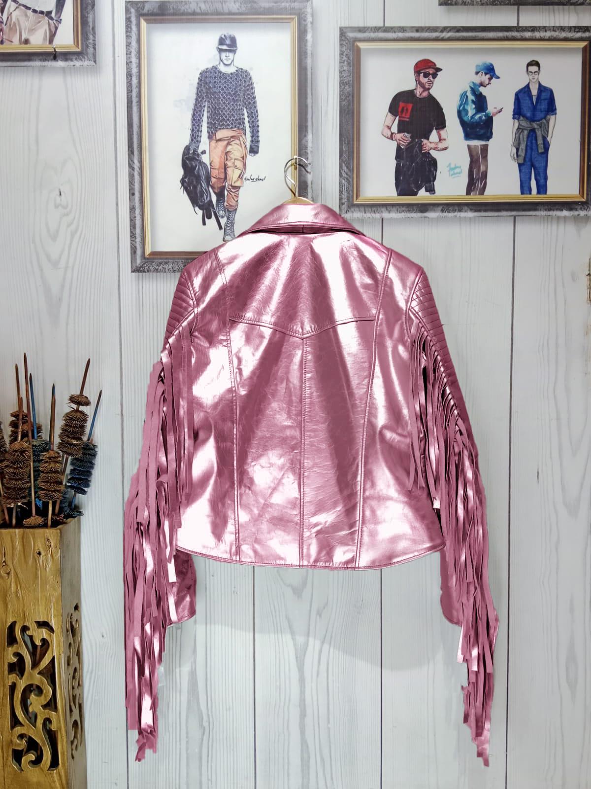 ジャケット A FERRETTI Woman Jacket Pink 05026625 0176 Belted Faux Leather Moto Jacket - Pink | Levi's® US