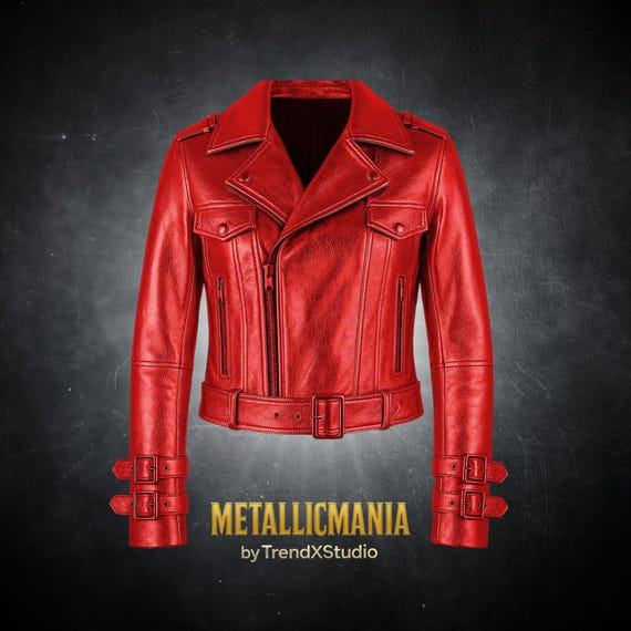 ジャケット・アウター 90s FRANCE-MADE Pink RAM Leather JKT 90s Guava Pink Leather Jacket | M-L - Lucky Vintage