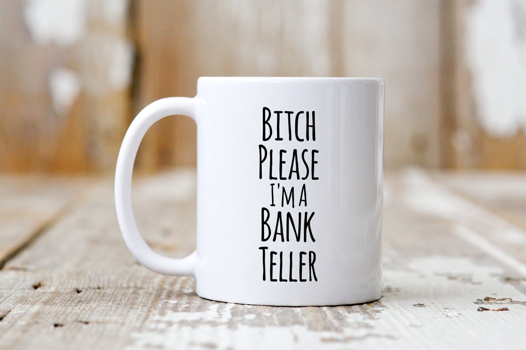 Bank Teller Gift, Bank Teller Appreciation, Promotion, Coworker, Coffee Mug, Thank You, Funny