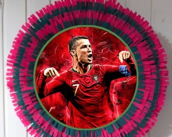 Birthday pinata Cristiano Ronaldo Portugal football Birthday Party pinata