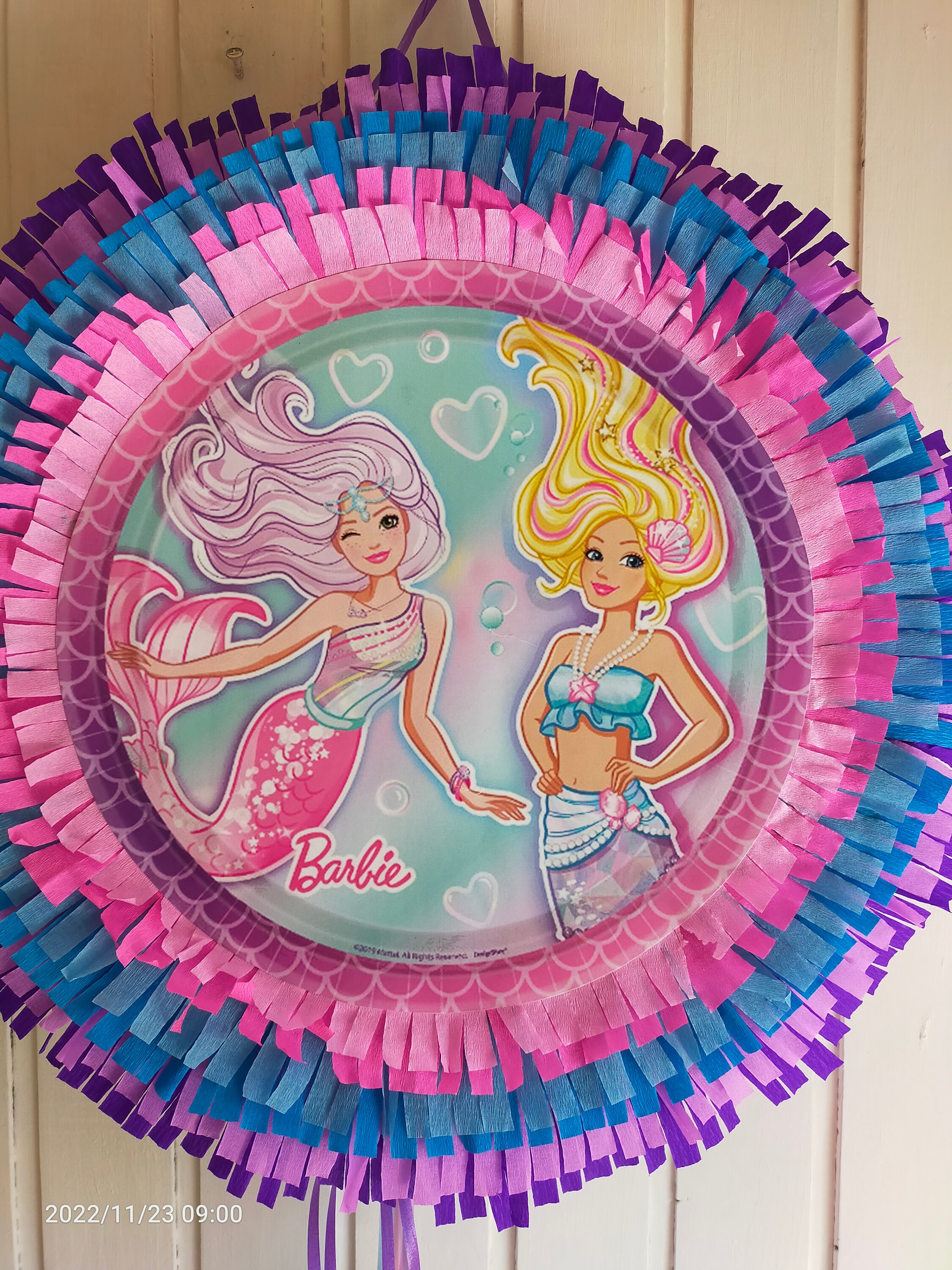 Birthday Pinata Barbie/mermaid Party Supplies Pinata 