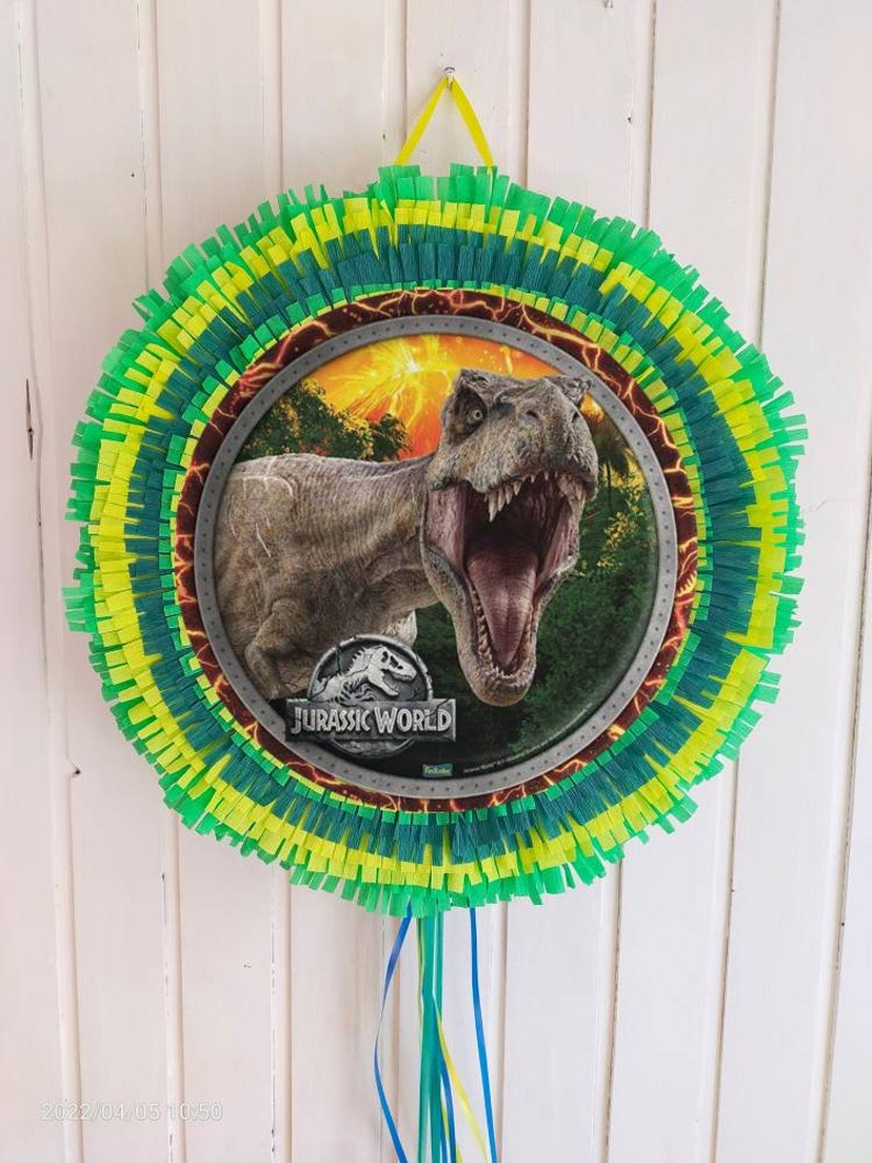 Birthday pinata Jurassic world Park Dinosaur Party Supplies image 1