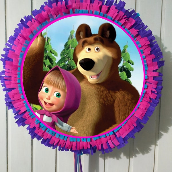 Birthday piñata Maya and the Bear Party pinata