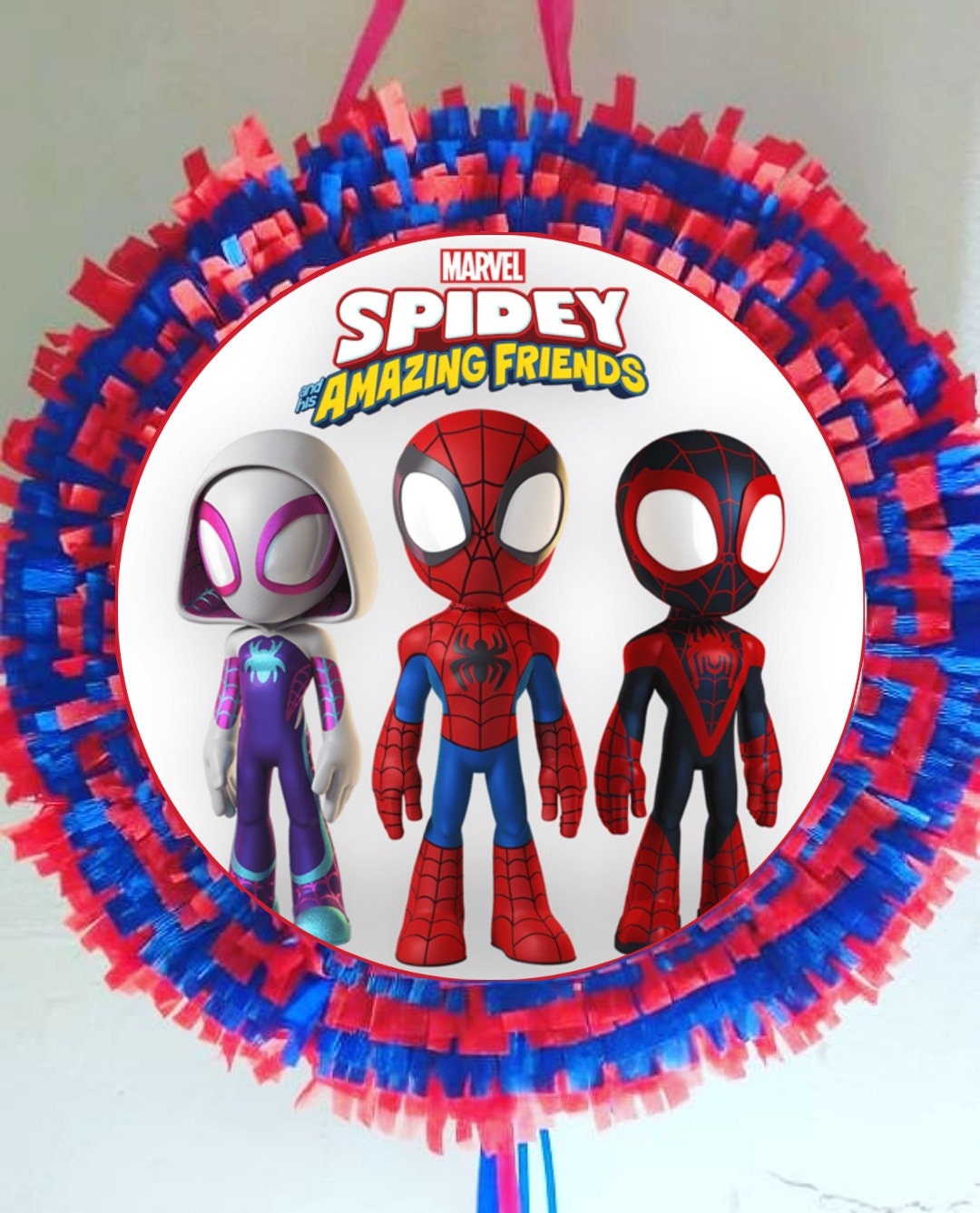 Spiderman Pinata, Spiderman Theme party, Amazing Spiderman Piñata