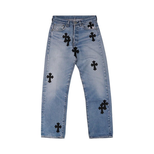 Chrome Hearts Jeans Etsy