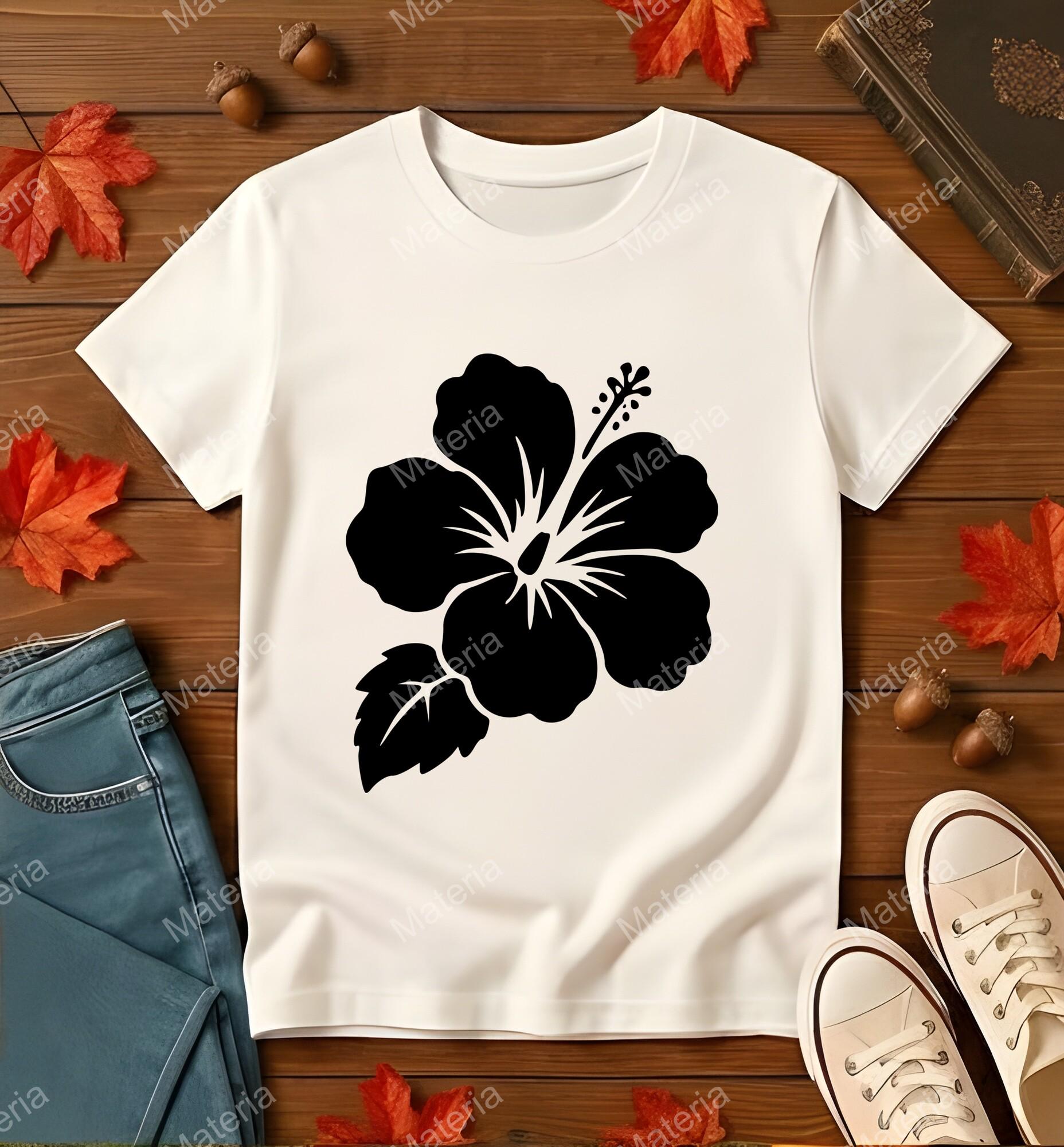 Hibiscus Flower SVG PNG JPG | Floral Design for Crafting - Etsy