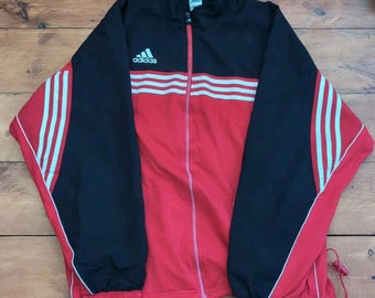 Vintage 90s Track Jacket Adidas Promo Item Large-XL. VGC Liberty's Germany. Rare