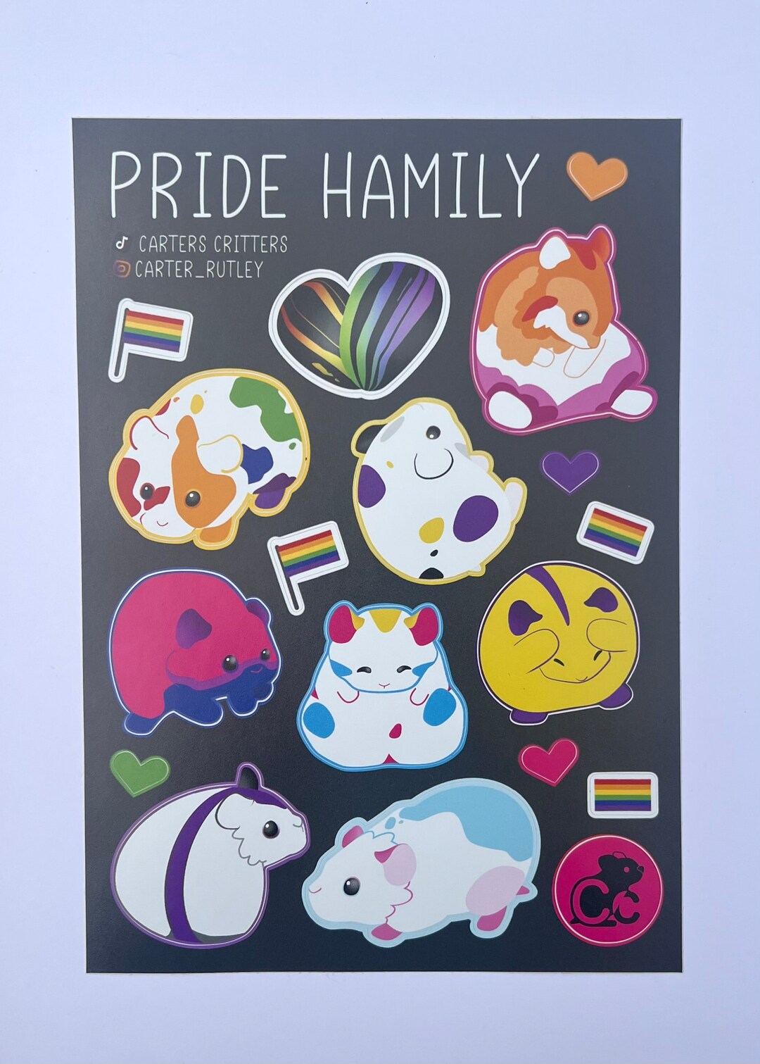 Pride Handily Vinyl Sticker Sheet - Etsy UK