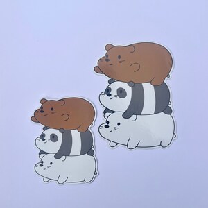 Cartoon hamster stack vinyl sticker