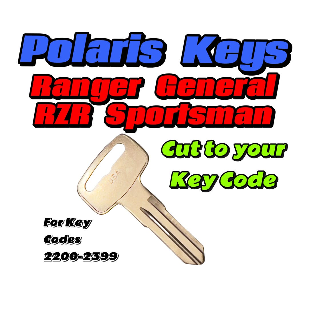 Polaris Ranger RZR General Sportsman Snowmobile Key Spare Replacement ...