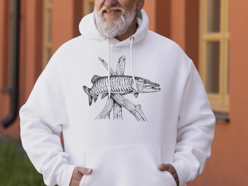 Tiger Musky svg dxf png Muskellunge Realistic Detailed Fishing Digital Download Laser Files image 3