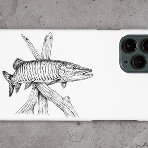 Tiger Musky svg dxf png Muskellunge Realistic Detailed Fishing Digital Download Laser Files image 6