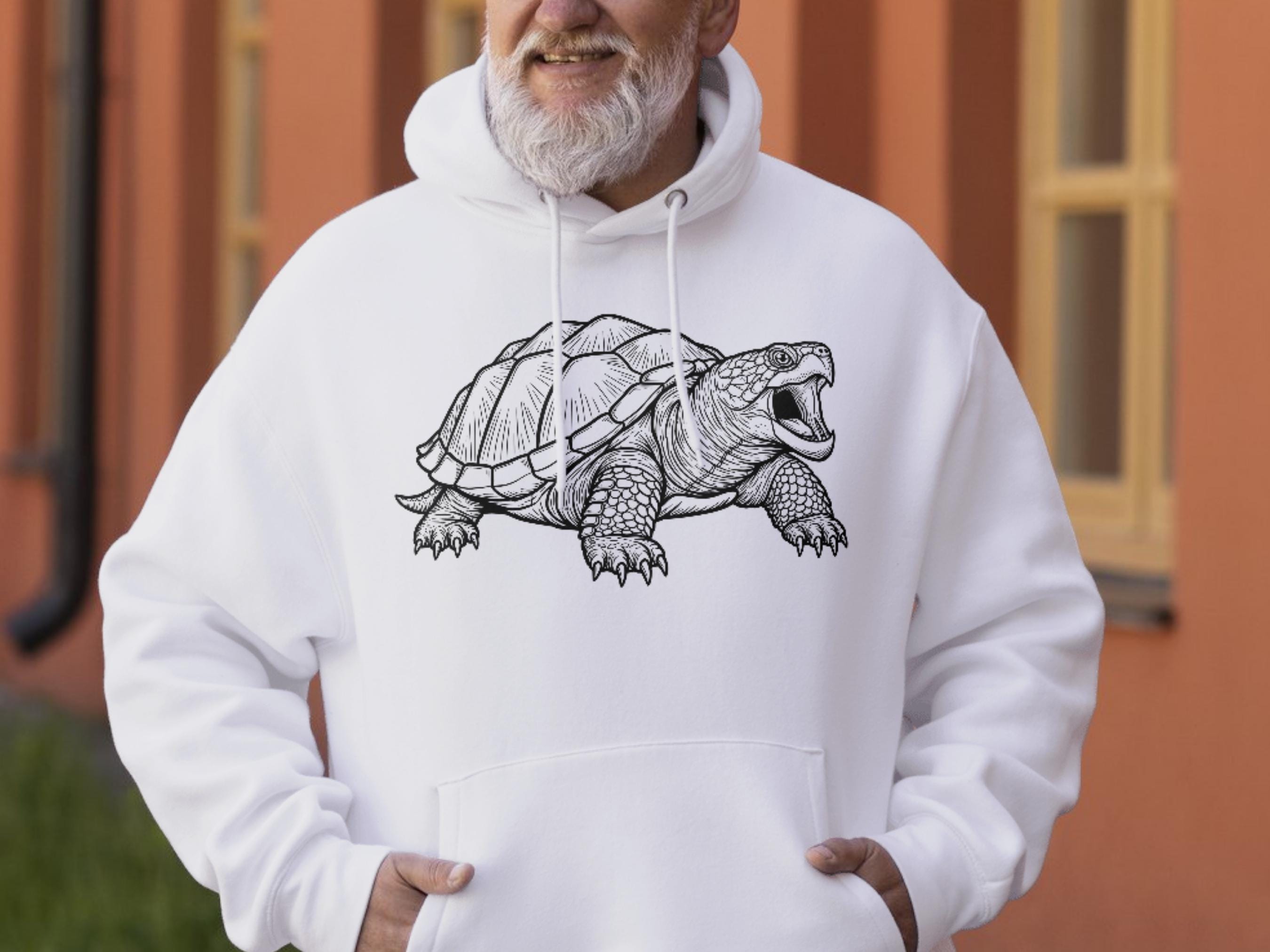 Snapper Turtle Dxf Snapping Turtle Svg Dxf Png Realistic Detailed Snapper Digital Download ...
