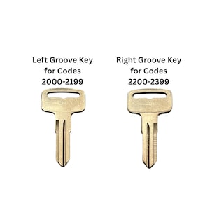 Polaris Keys Ranger, RZR, General, Sportsman Key Cut to Code 2000-2399 Bild 2