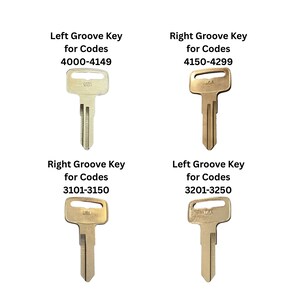 Snowmobile Keyu Yamaha Snowmobile Keys Replacement Cut to Key Codes (3101-3150, 3201 ...