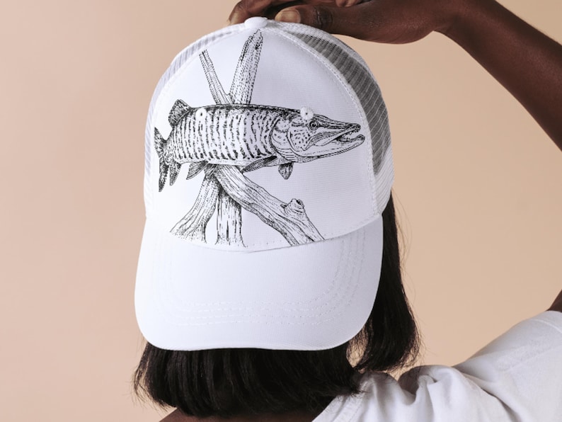 Tiger Musky svg dxf png Muskellunge Realistic Detailed Fishing Digital Download Laser Files image 8